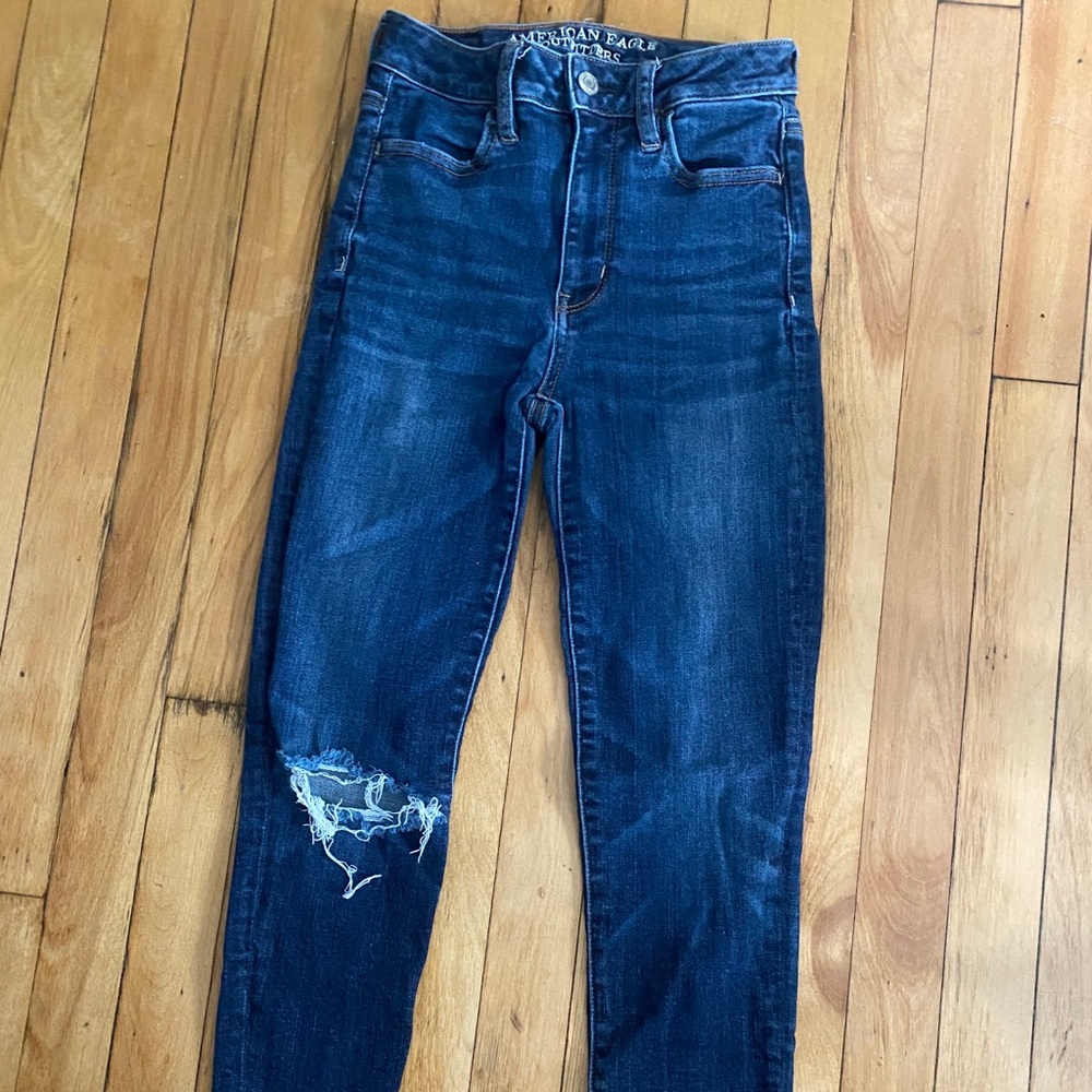 High-rise jegging